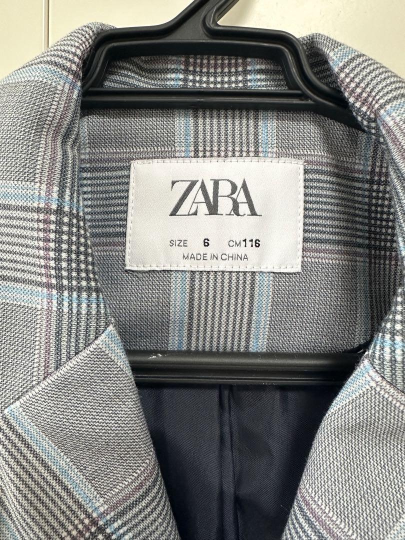 美品☆ZARA☆フォーマルスーツ☆シャツ・リボン付きsize6/116cm