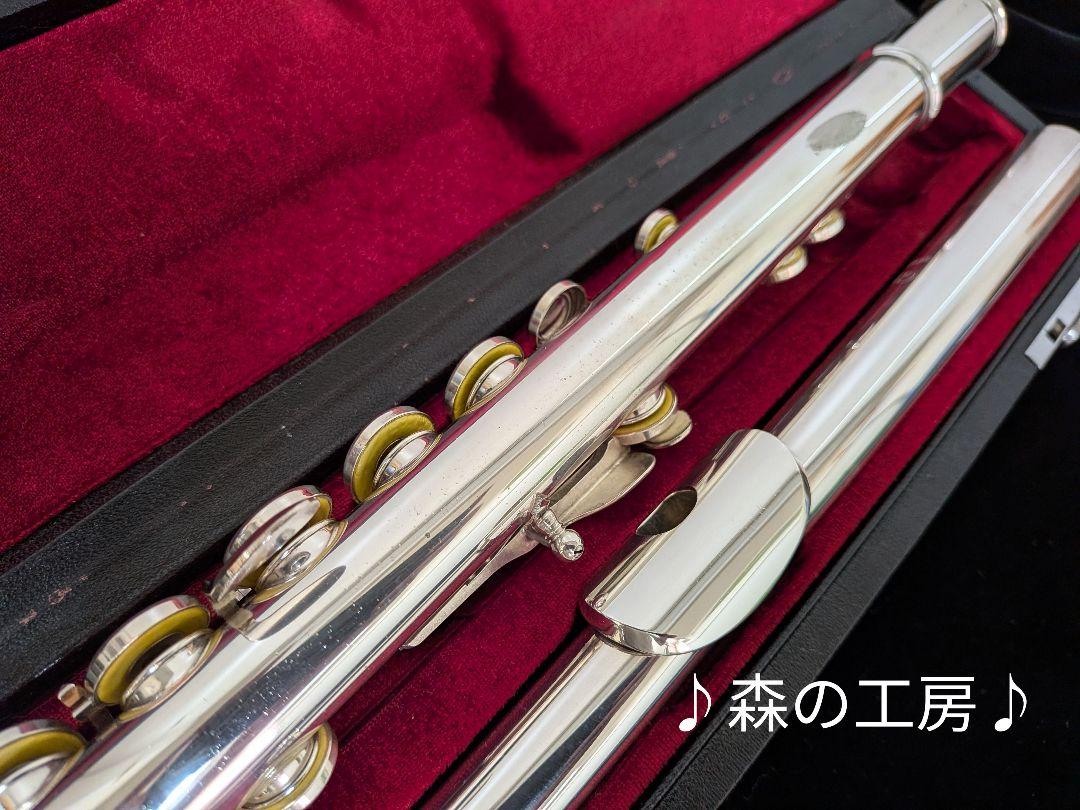 管楽器専門店‼️部活応援‼️頭部管銀製‼️ヤマハフルートYFL451 Eメカ
