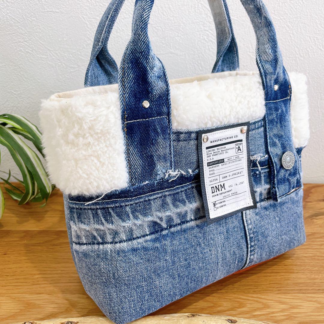 専用出品　103made デニムファートートバッグ