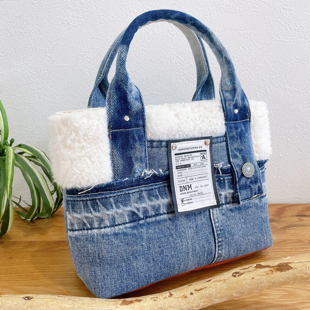 専用出品　103made デニムファートートバッグ