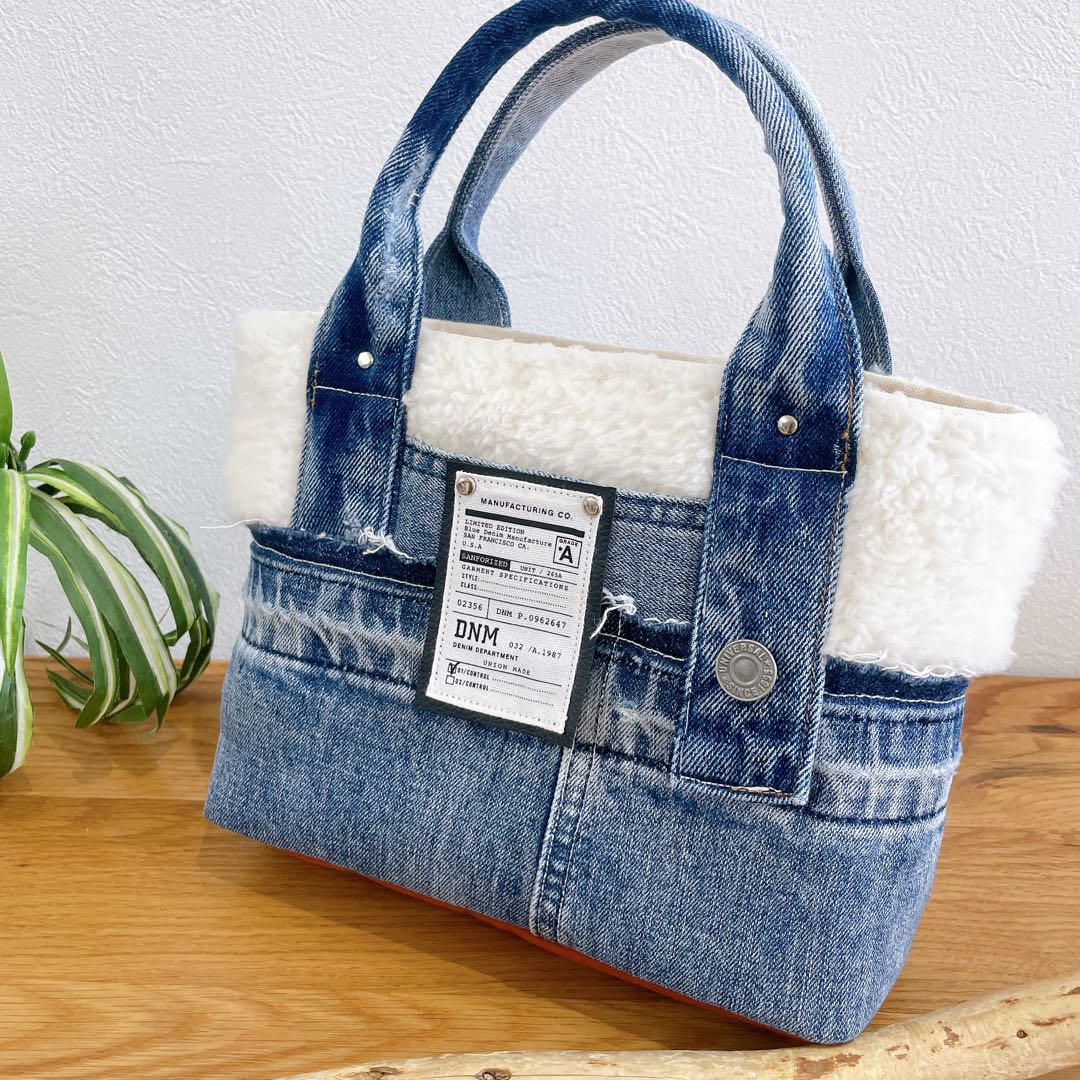 専用出品　103made デニムファートートバッグ
