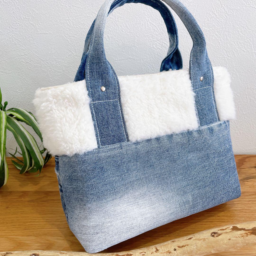 専用出品　103made デニムファートートバッグ