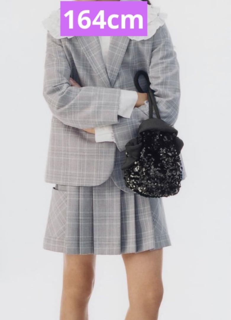zara ザラ　キッズ チェック　ジャケット　スカート　164cm