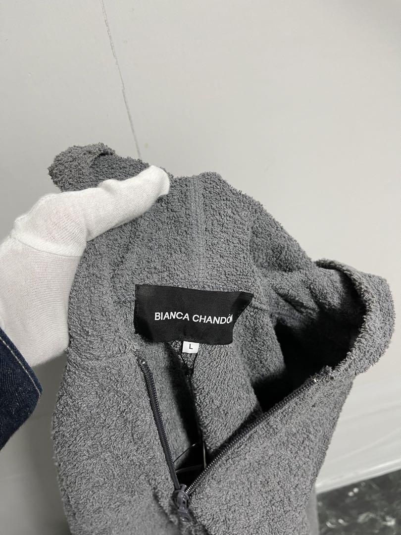 BIANCA CHANDON ハーフジップパイルパーカー　ビアンカシャンドン　L