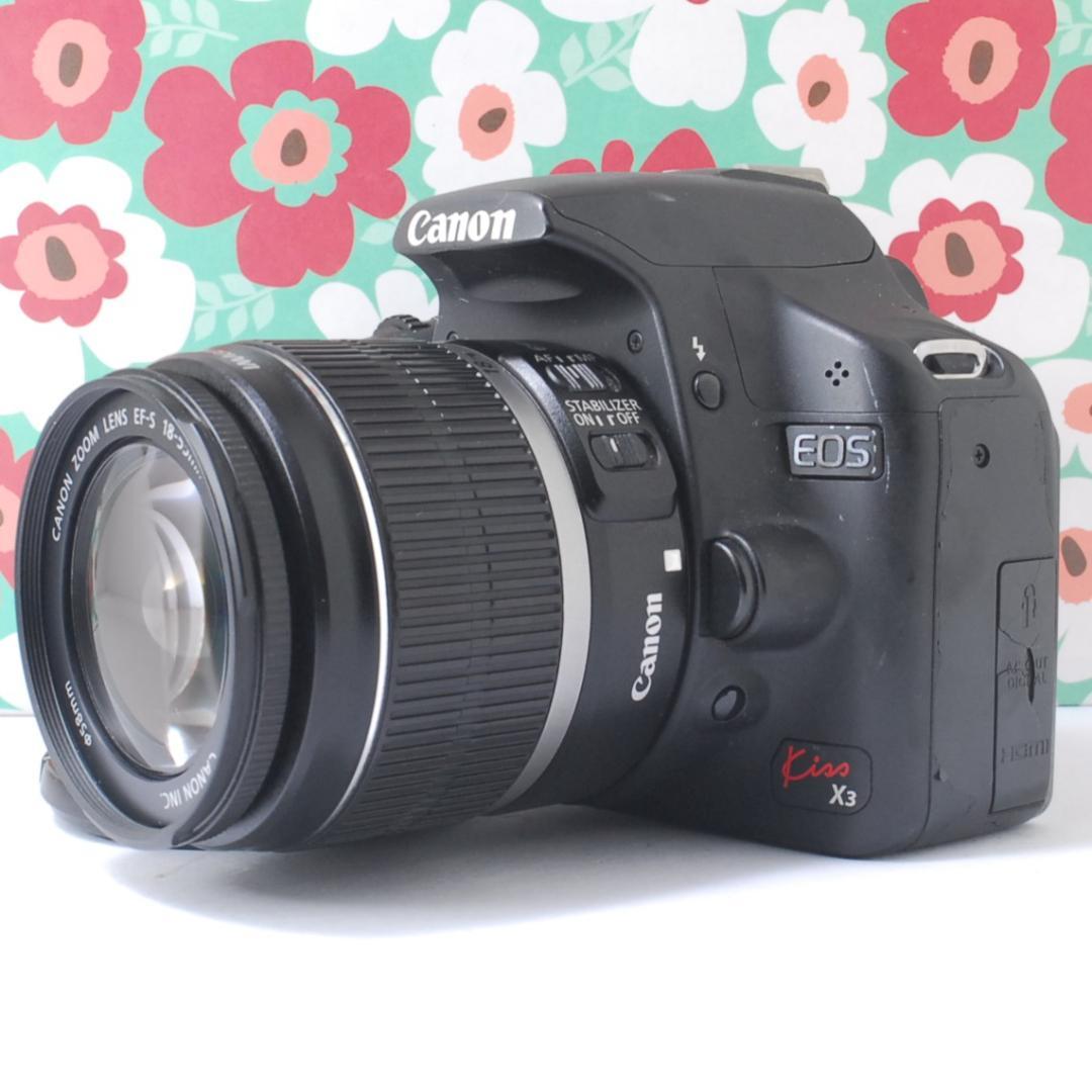 ❤初心者お勧め❤スマホ転送OK❤動画撮影❤kiss x3❤届いてすぐ使える❤