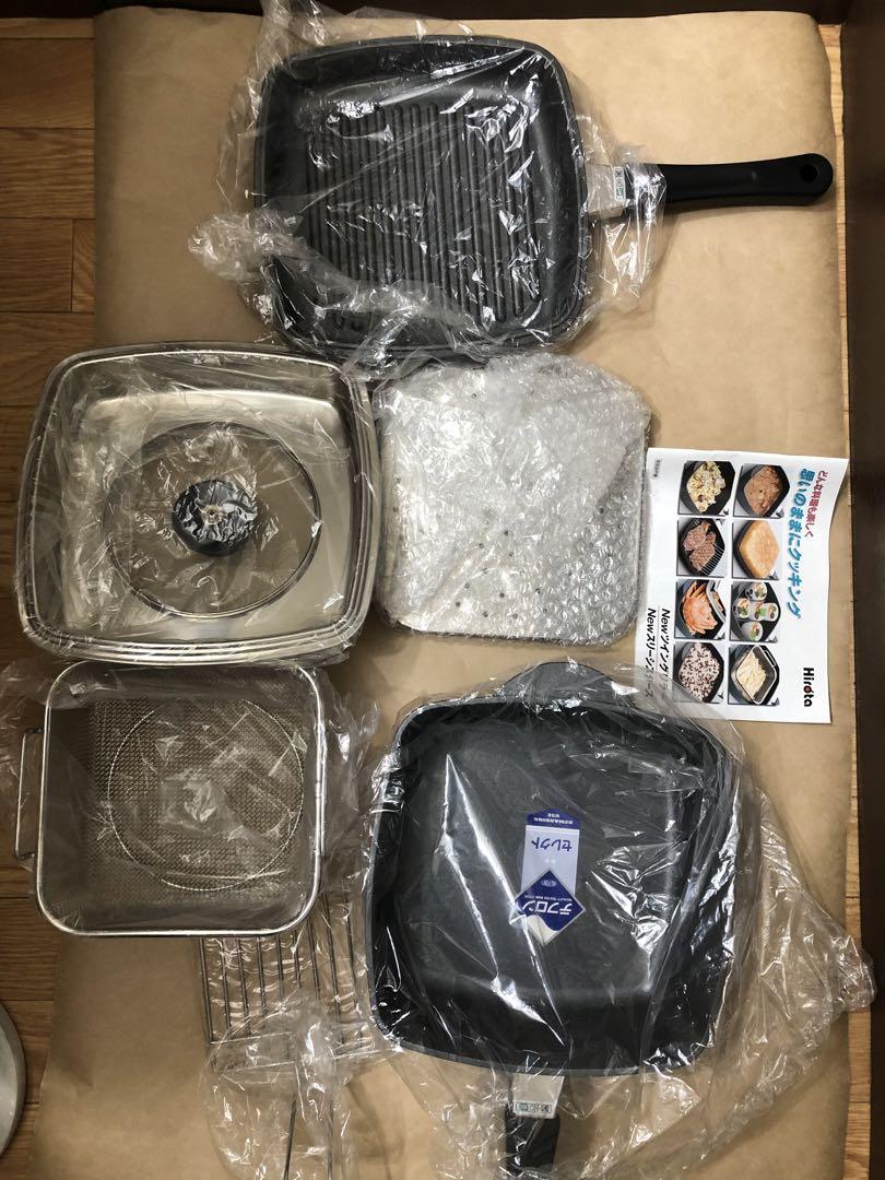 未使用　Hirota Newツイングリラー　グリルパンほか7点セット
