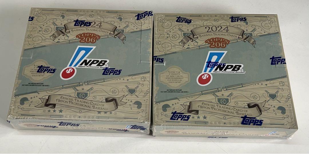 2024 TOPPS NPB プロ野球 206 新品未開封ボックス 2箱 セット