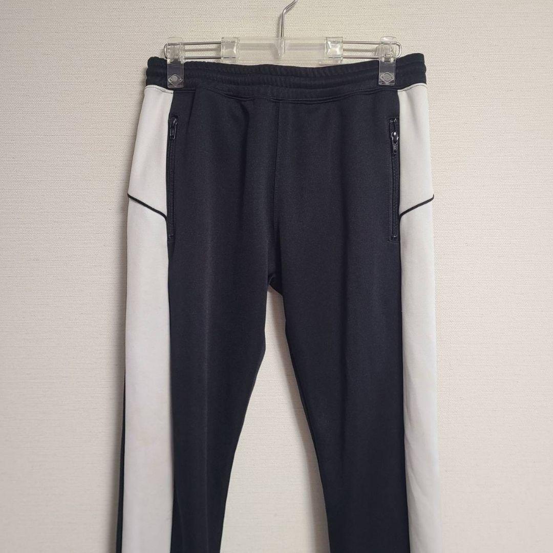 ファセッタズム FACETASM トラックパンツ ジャージ 裾ジップ 3 黒 白