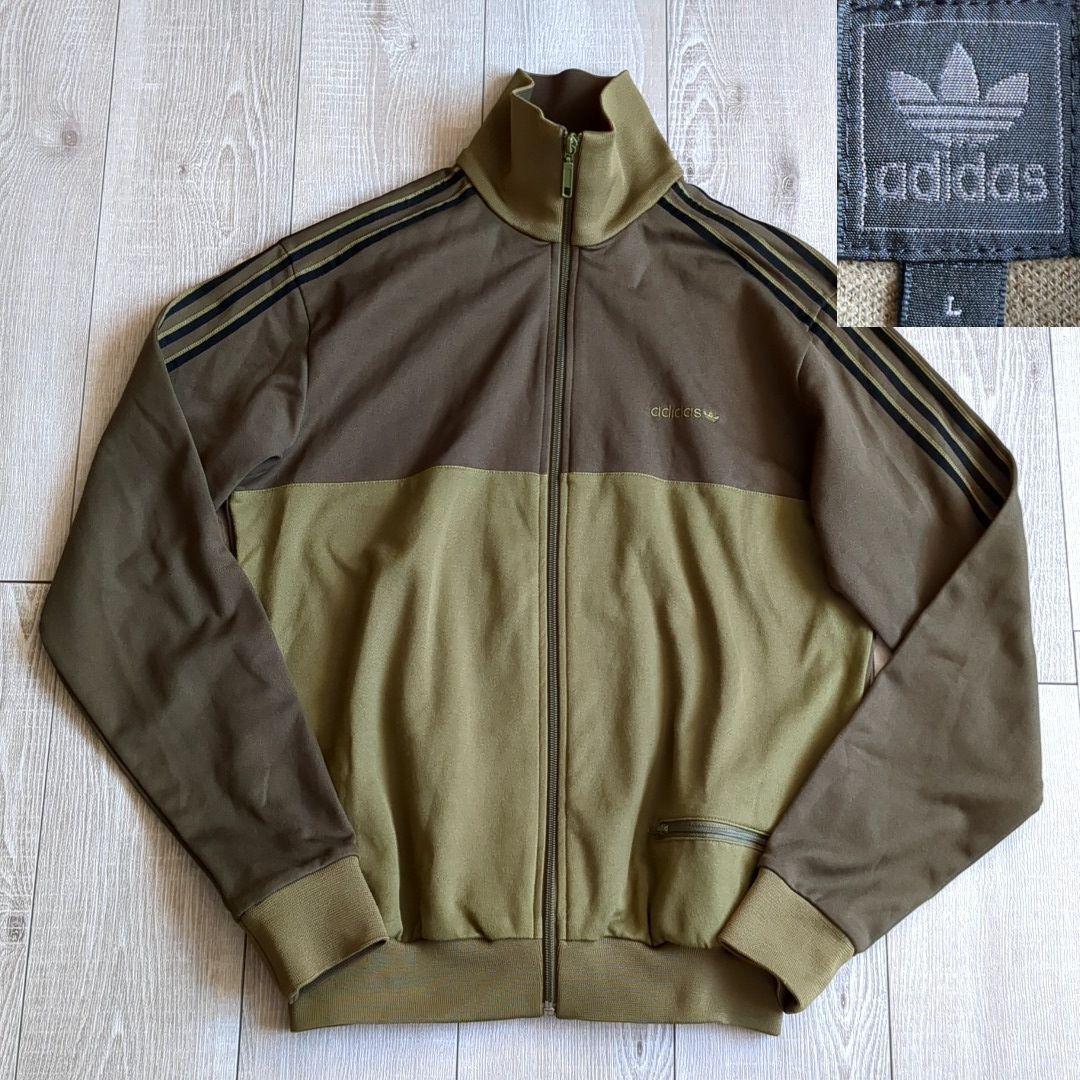 adidas 希少カラー トラックジャケット メンズ L カーキ オリーブ
