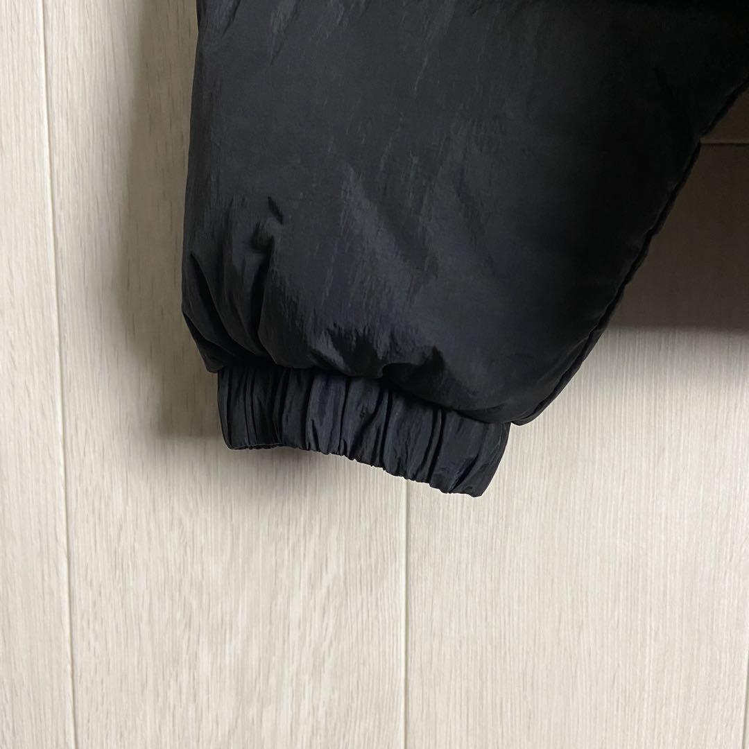 アディダス トレフォイル 刺繍ロゴ ダウンジャケット ブラック L 画像6