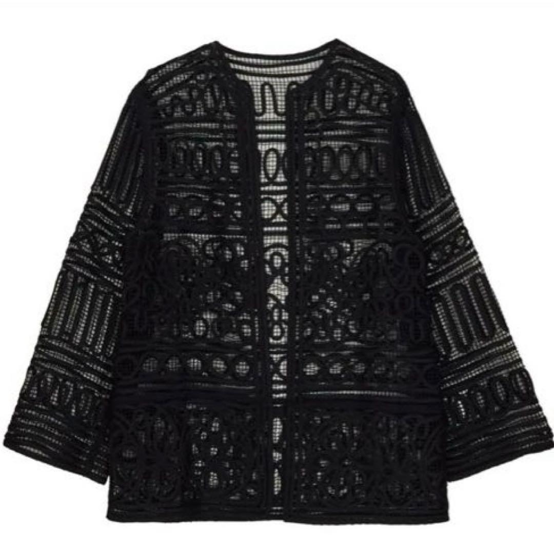 ツ*ジ様 ameri BATTEN LACE LIKE KNIT JACKET