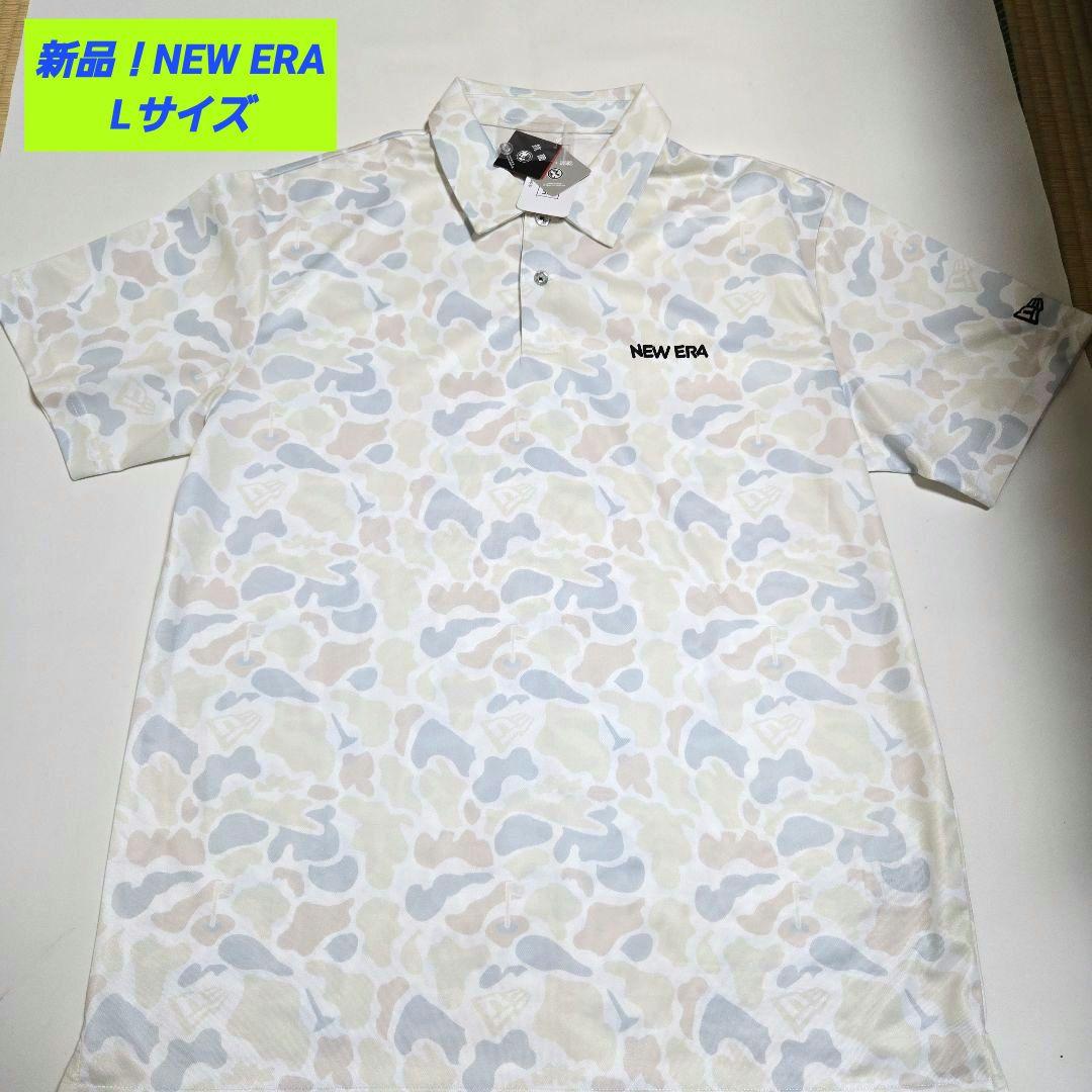 【新品】ニューエラ ゴルフ メンズ テック ポロシャツ カモフラ NEWERA