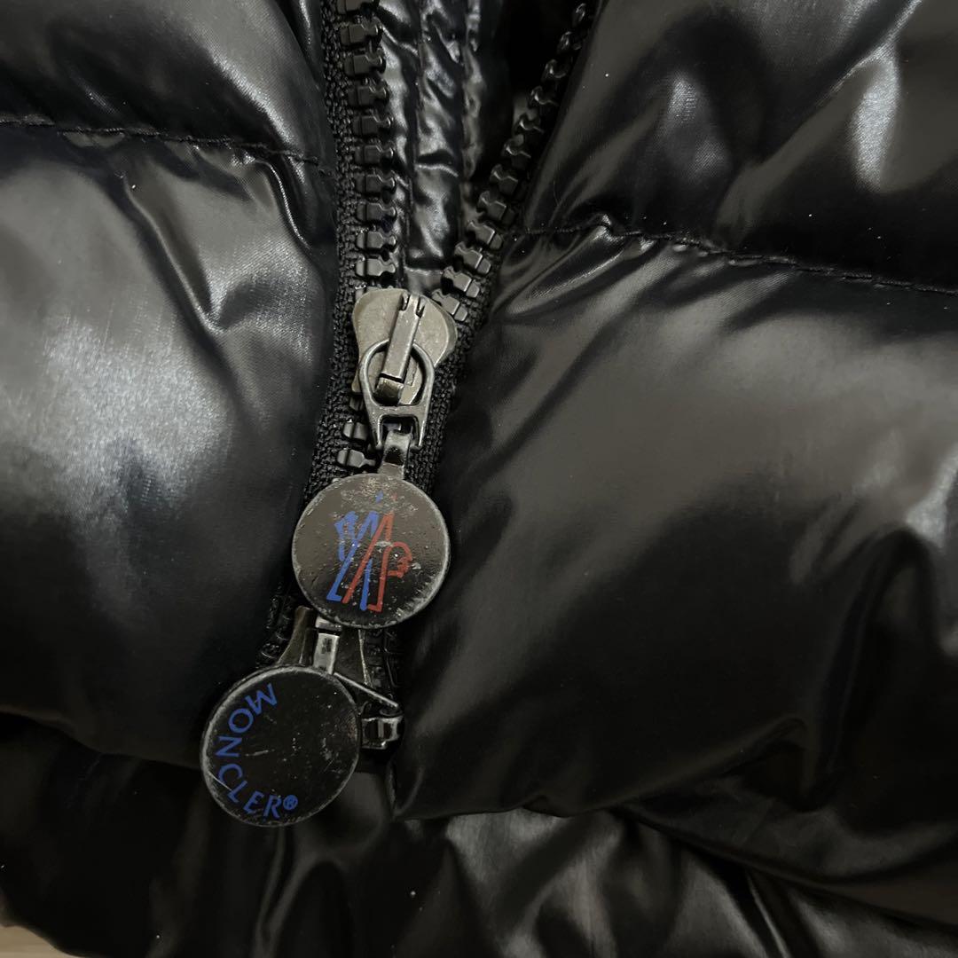MONCLER ダウン　ジャケット　サイズ2 ブラック　フード