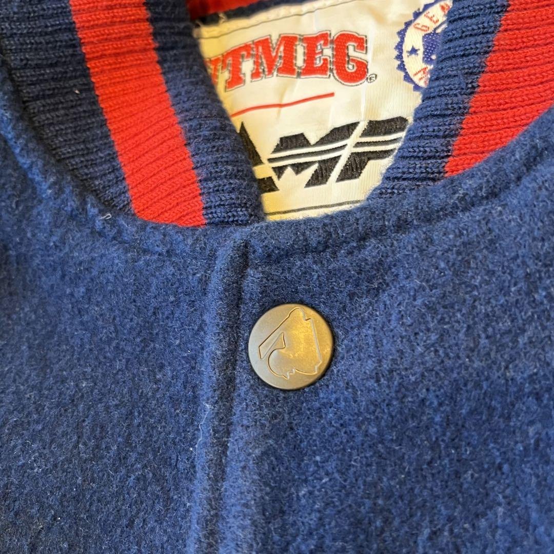 90s NUTMEG MLB ヤンキースウールスタジャン ニューヨークヤンキース