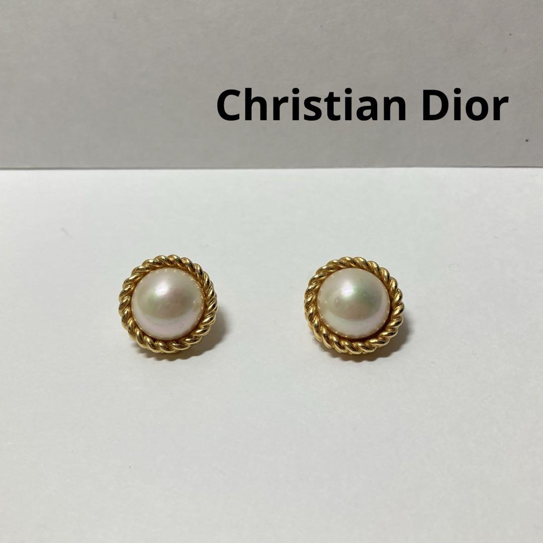 クリスチャンディオール Christian Dior イヤリング ヴィンテージ