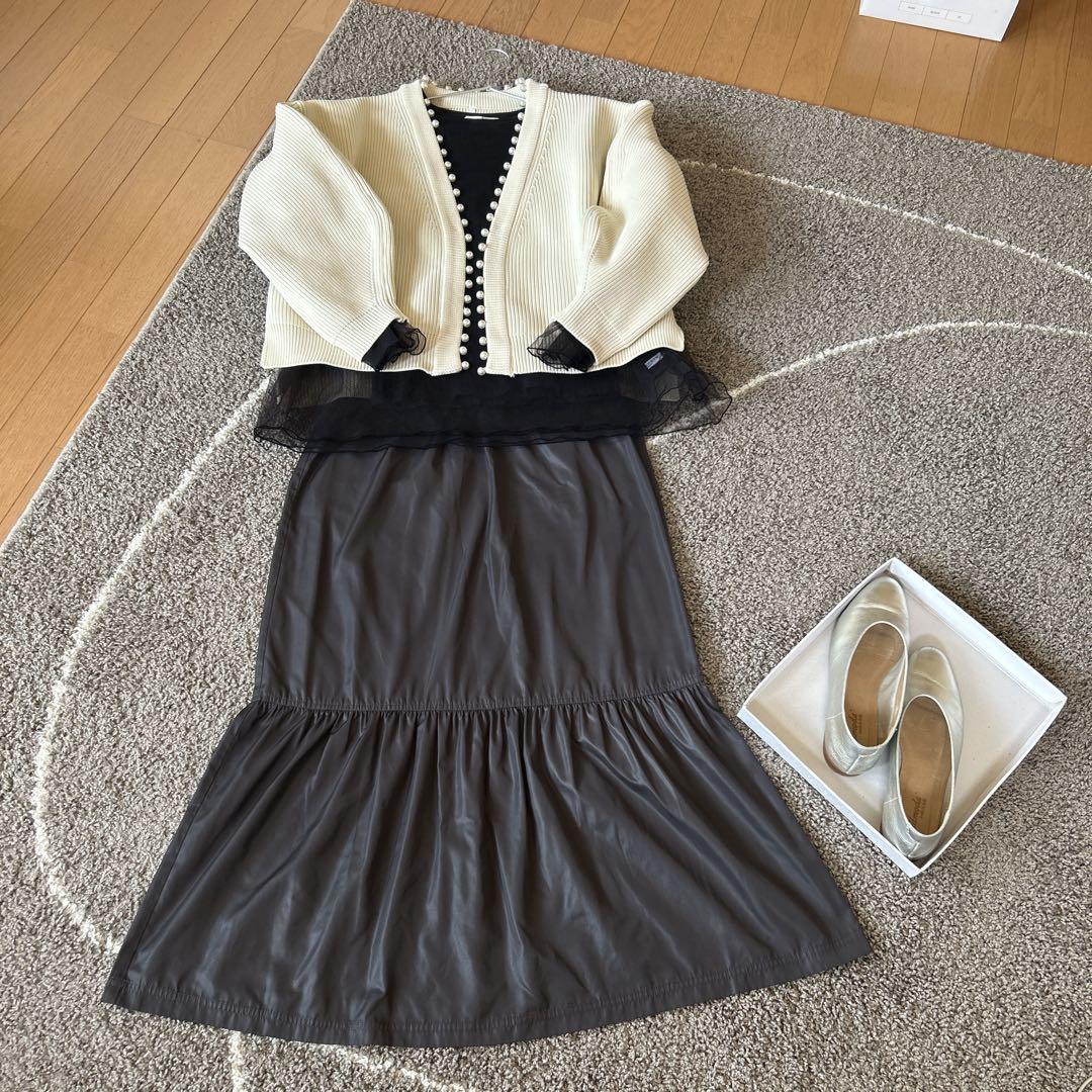 気温でインナーか着せ替え夏までコーデ売り5点セットお買い得モノトーン、シースルー 6,555円