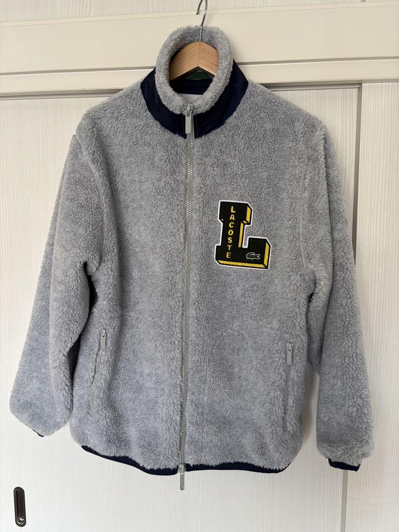 【新品】LACOSTE フリースジャケット グレー