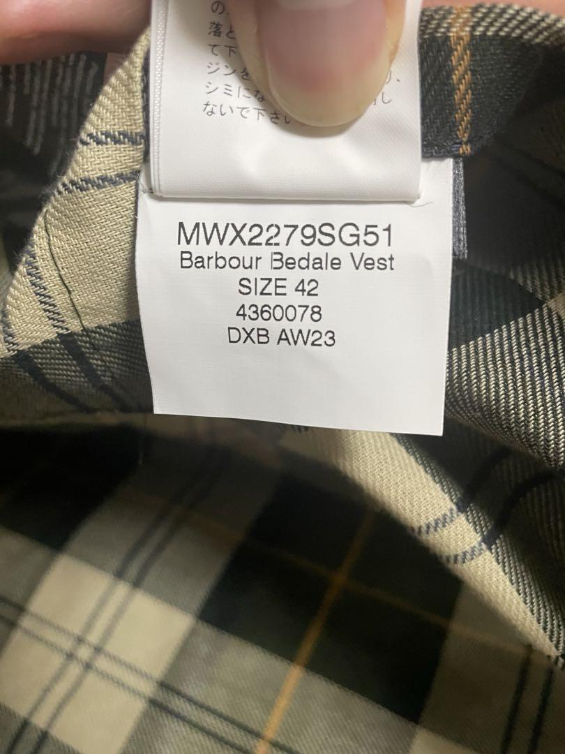 Barbour23AW × Bshop Bedale Vest サイズ42
