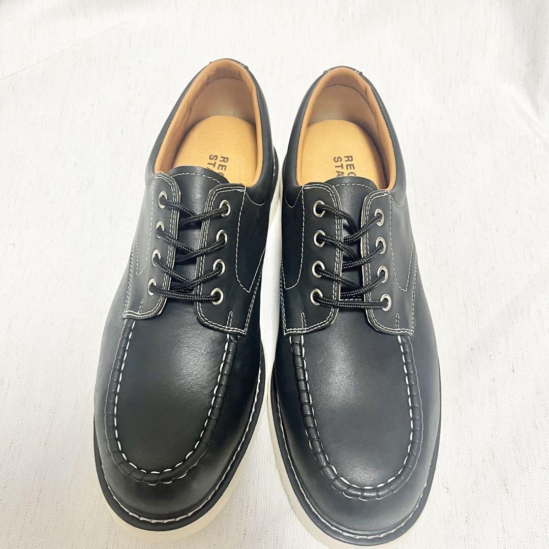 【未使用】REGAL リーガル　レザー　カジュアルシューズ　462R 黒　27