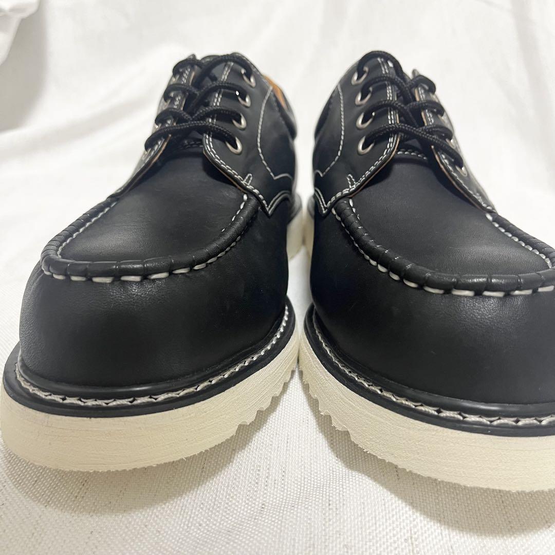 【未使用】REGAL リーガル　レザー　カジュアルシューズ　462R 黒　27