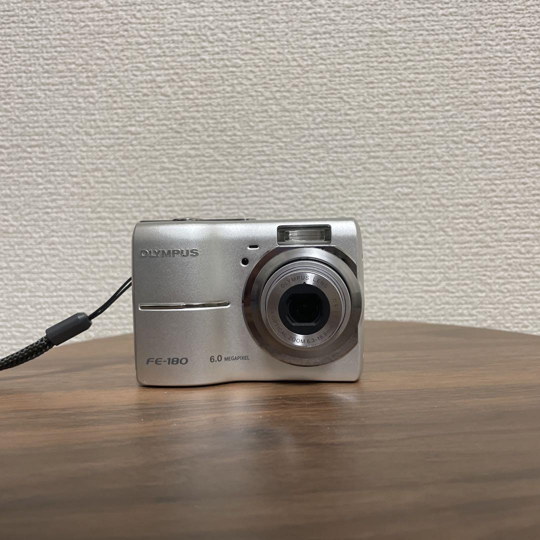OLYMPUS FE-180 オールドデジカメ コンデジ 単三電池起動可