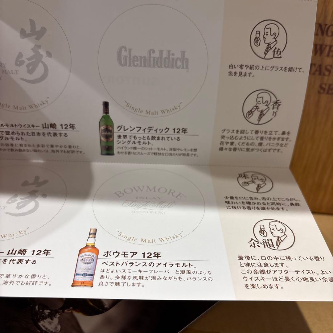 サントリーシングルモルトウイスキー テイスティングセット　未開封 サントリーシングルモルトウイスキー テイスティングセット 未