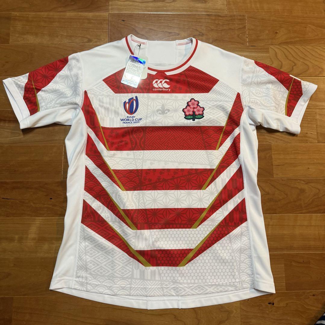 ラグビーワールドカップ2023 日本代表レプリカジャージ 2着、バスタオル 新品 ワールドカップ2023日本代表レプリカホームジャージ XL