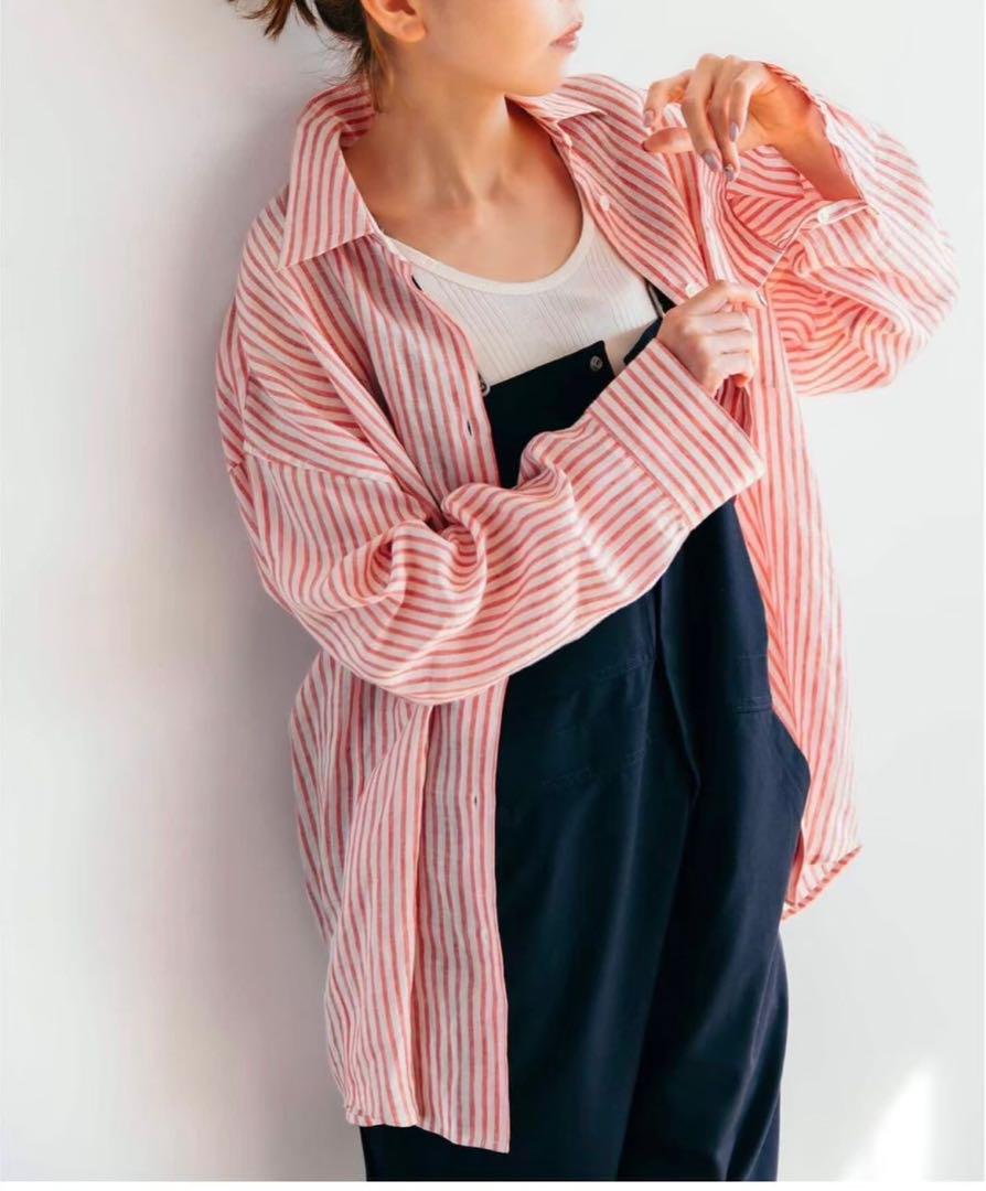 お値下げ！【美品】ジャーナルスタンダード　ゼフィールリネンレギュラーシャツ