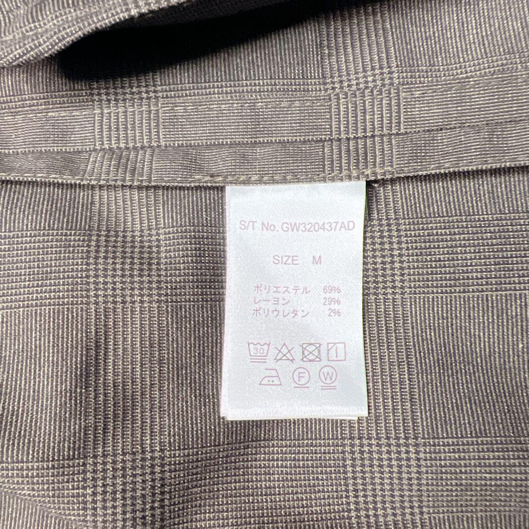 美品】GLOBAL WORK グレンチェック セットアップ ブラウン