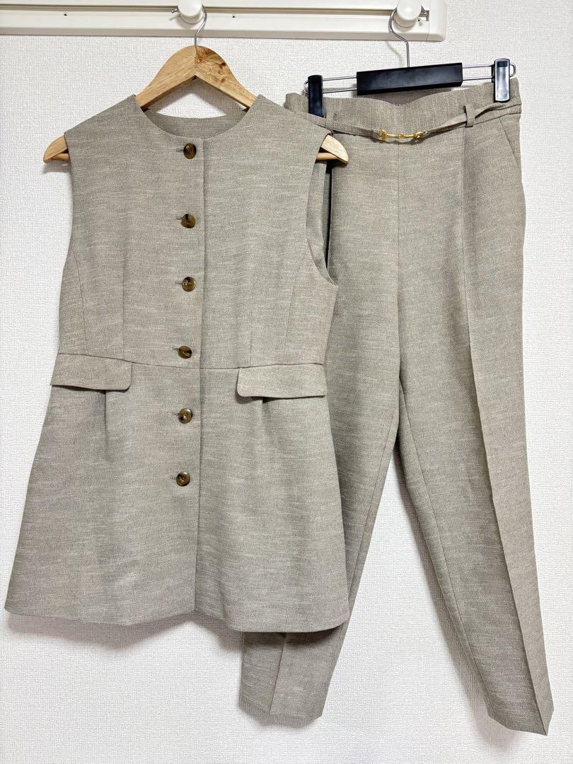 ジレ✖️パンツセットアップ