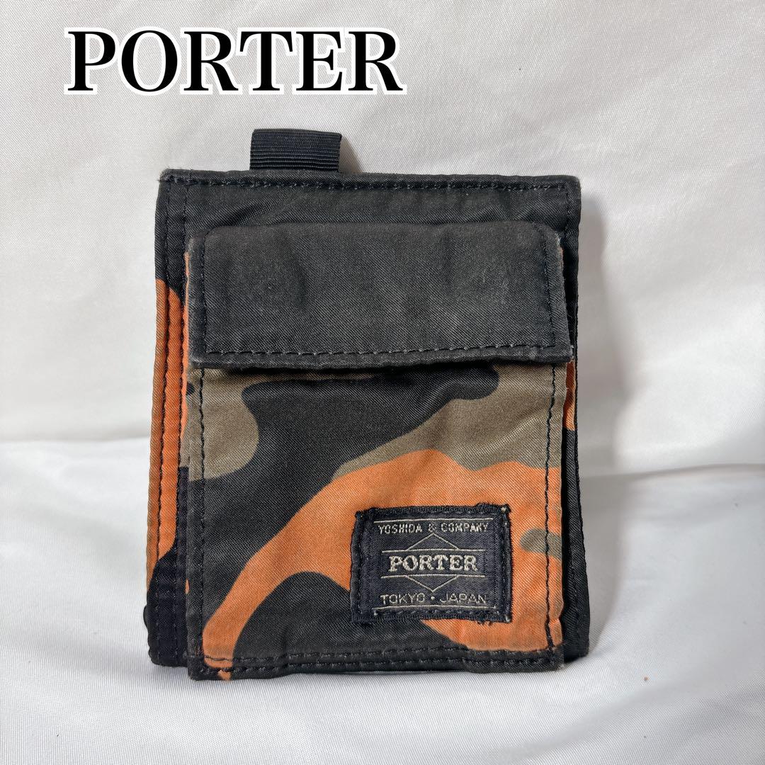 PORTER ポーター　PS カモ　ウォレット　ストア限定品　迷彩　タンカー