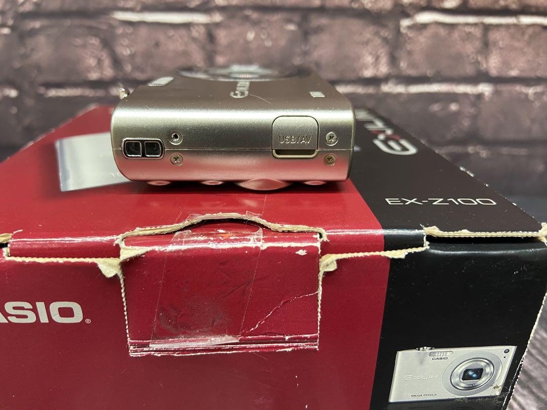 動作品　CASIO EXILIM EX-Z100 デジタルカメラ