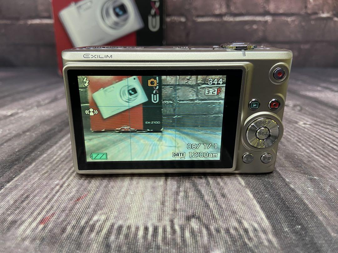 動作品　CASIO EXILIM EX-Z100 デジタルカメラ
