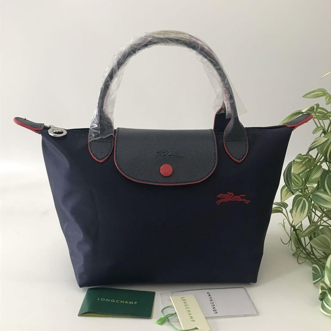 LONGCHAMP ロンシャン バッグロンシャン　ハンドバッグSサイズネイビー