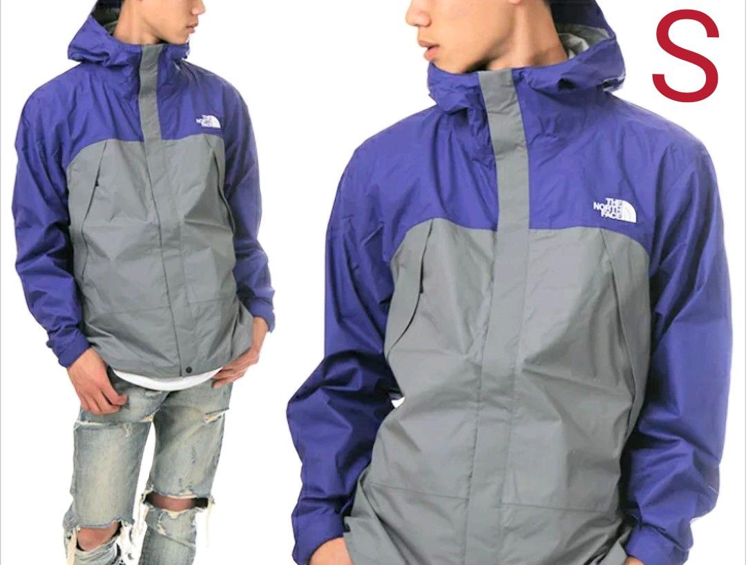 美品 THE NORTH FACE DOT SHOT JACKET ブルーグレー 豪華で新しい