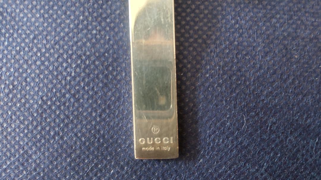 GUCCI ロゴプレート ネックレス シルバー925