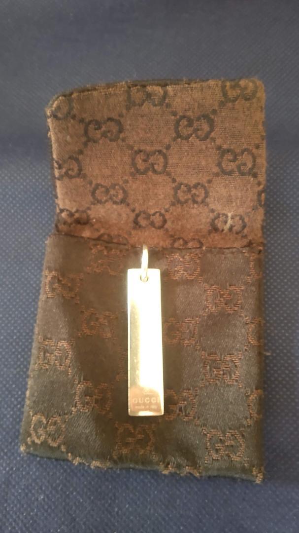 GUCCI ロゴプレート ネックレス シルバー925