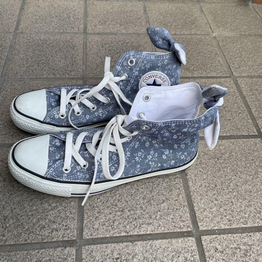 CONVERSE コンバースALL STAR 花柄ハイカットスニーカー 25