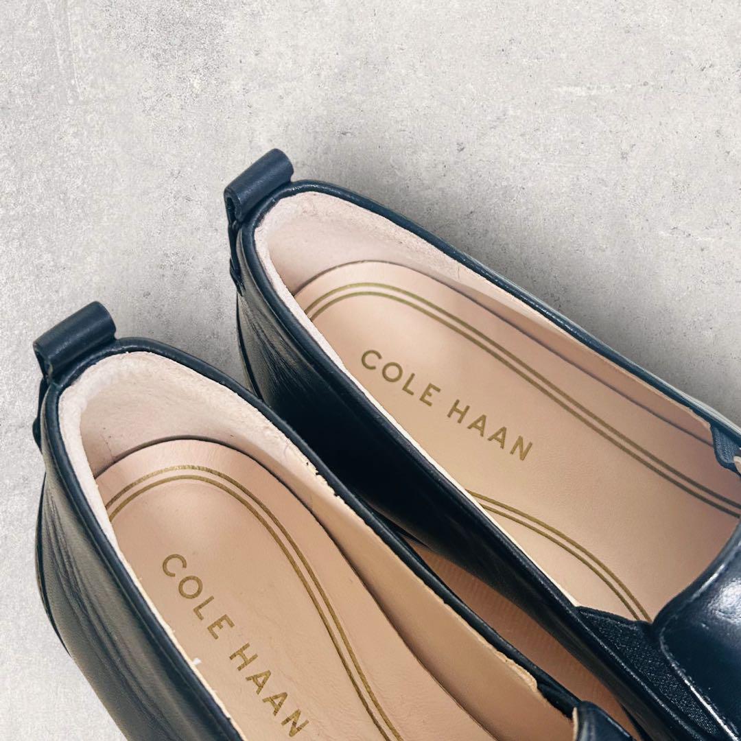 極美✨COLE HAAN スリッポン ドレスシューズ 24.5 定38500円