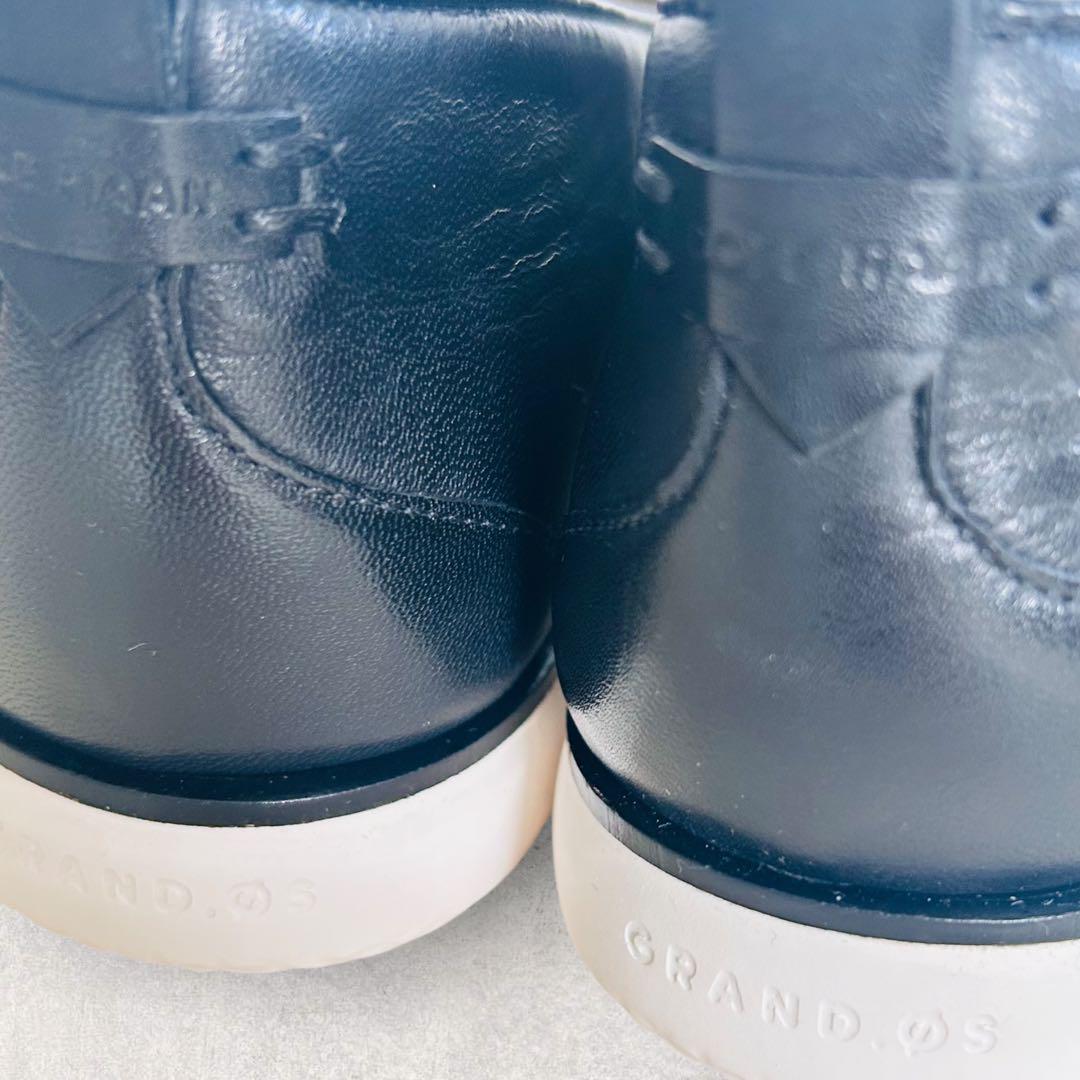 極美✨COLE HAAN スリッポン ドレスシューズ 24.5 定38500円