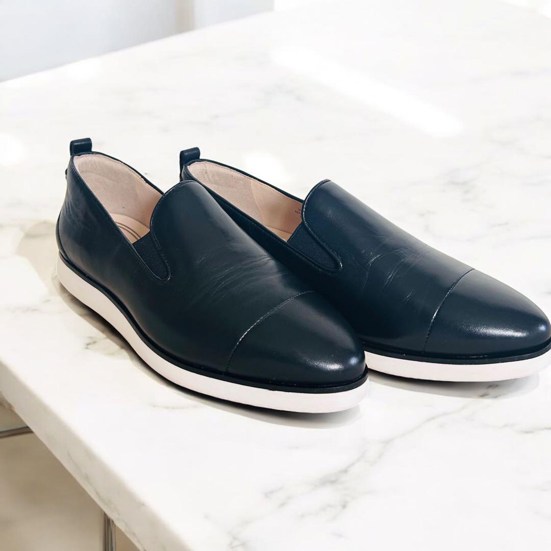 極美✨COLE HAAN スリッポン ドレスシューズ 24.5 定38500円 極美✨COLE HAAN スリッポン ドレスシューズ 24.5 定38500円