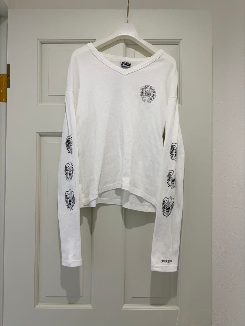 CHROME HEARTS クロムハーツ フ スリーブ ロングTシャツFREE SIZE・CHROME HEARTS