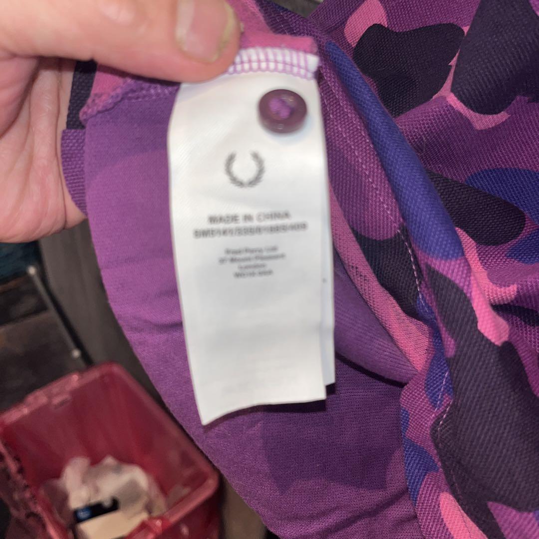 BAPE × FRED PERRY CAMOPOLO Lサイズ