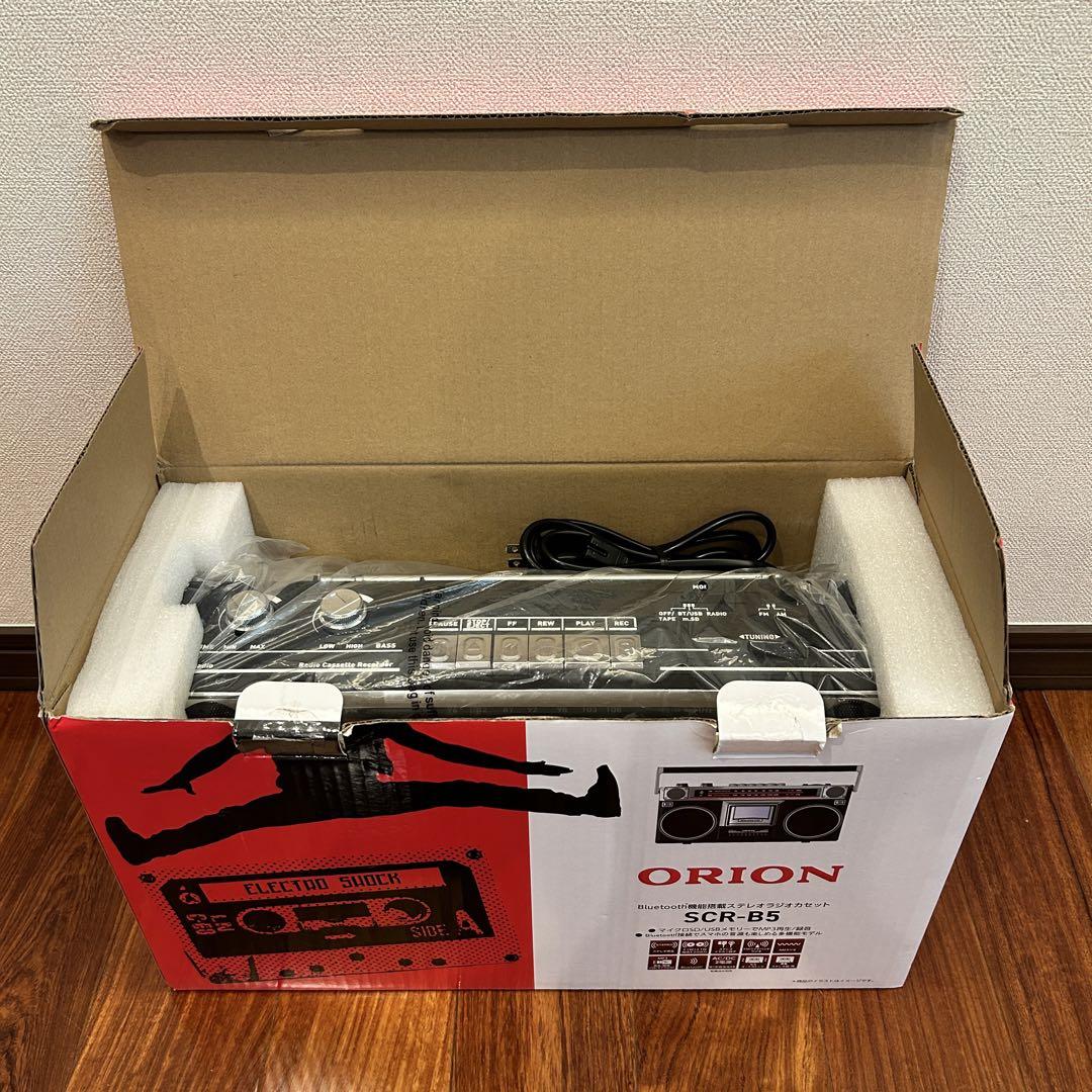 ORION オリオン SCR-B5 ラジカセ Bluetooth 取扱説明書あり