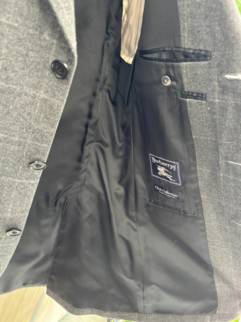 BURBERRY BLACK LABEL チェックスーツ グレー メンズスーツ