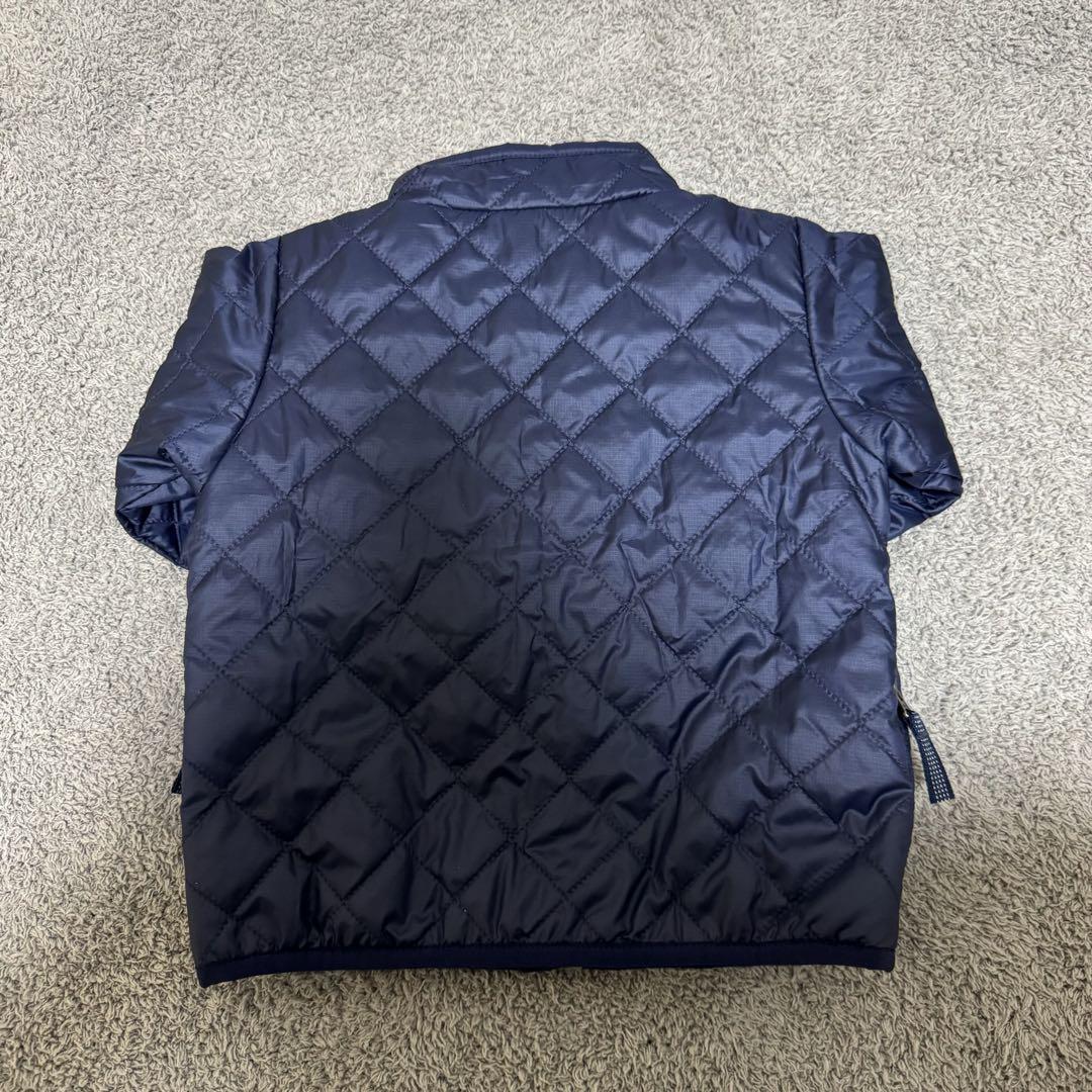 新品未使用　patagonia キッズ ナノパフジャケット 5T ネイビー 新品未着用 Patagonia ベビー ナノ パフ ジャケット ネイビー
