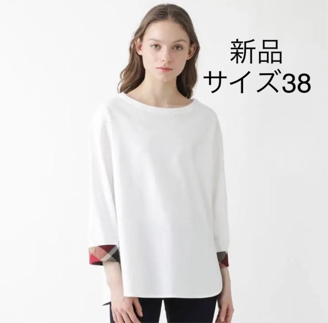 完売　コンパクトスピーマポンチプルオーバーカットソー　38