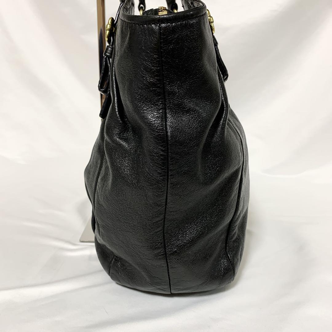 COACH コーチ トートバッグ レザー 18612 大容量 ブラック