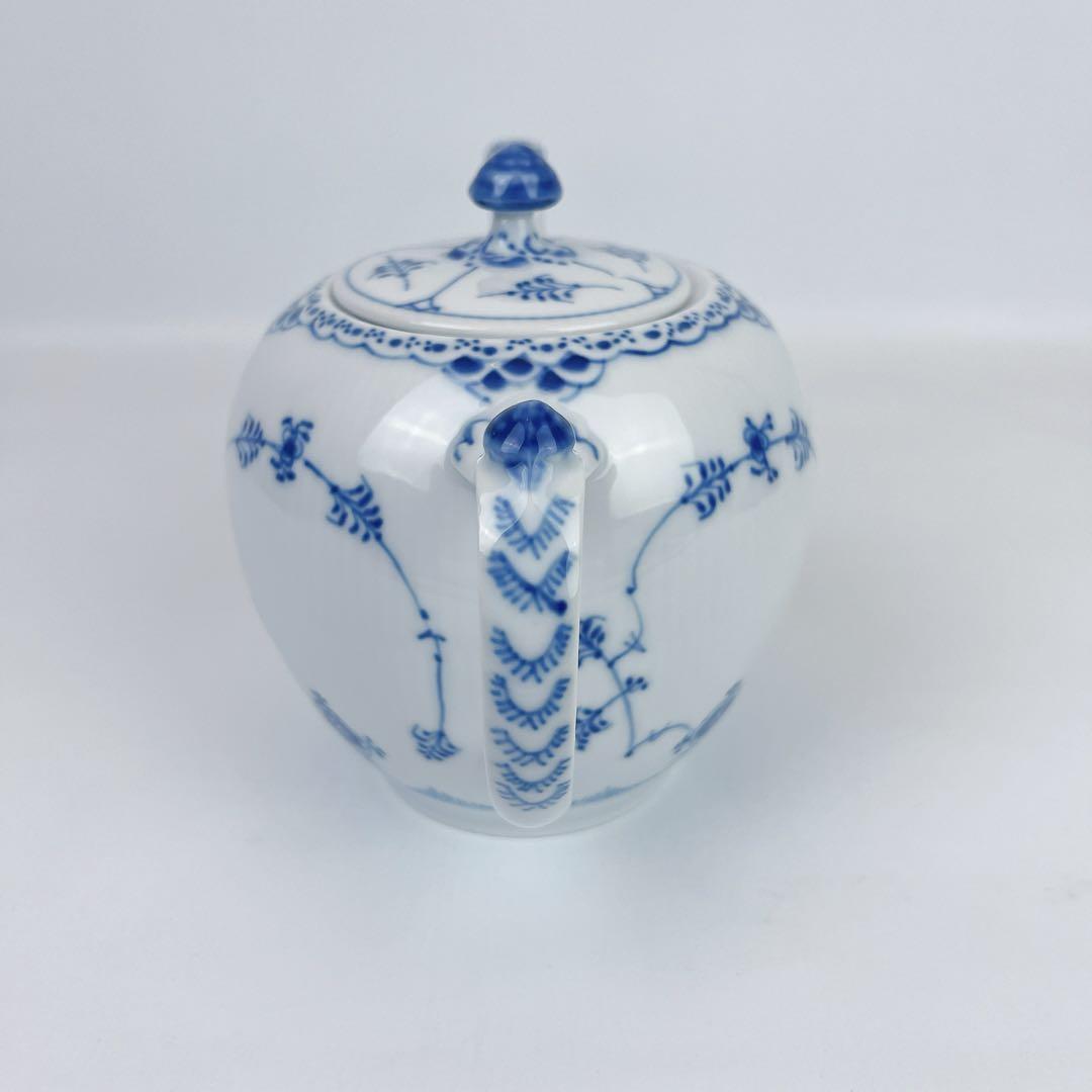 ☆美品☆箱付☆希少☆ロイヤルコペンハーゲン ハーフレース ティーポット☆ 画像3