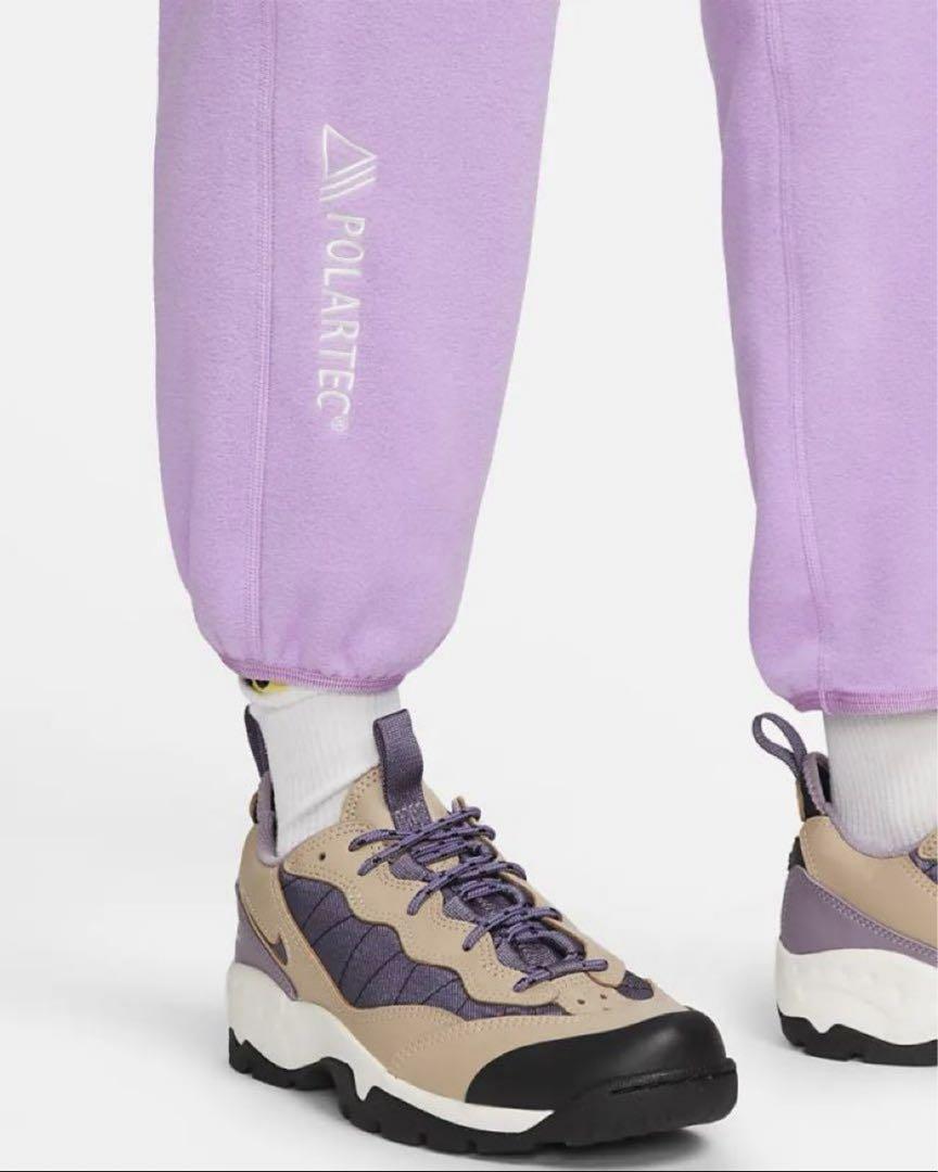 新品未使用品 パープル NIKE ACGウルフツリー フリースパンツ